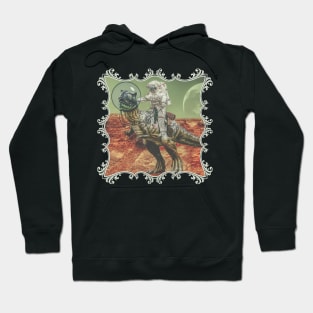 Dinosaur in Space Hoodie